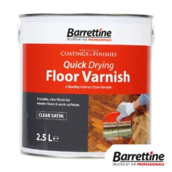 Barrettine Nourish & Protect Quick Drying Floor Varnish 2.5L