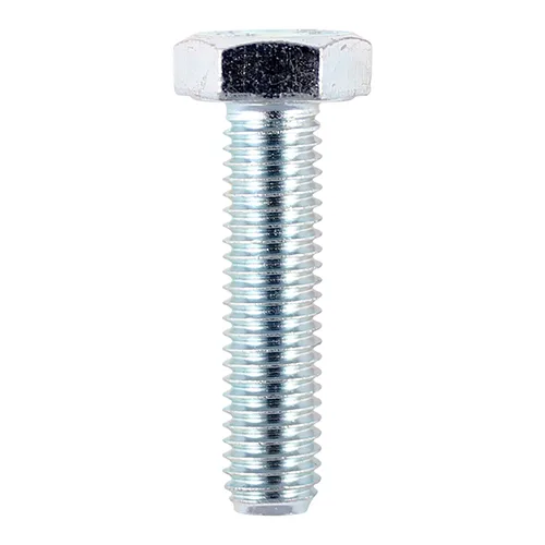 Set Screws DIN933 Grade 8.8 Silver - M20 x 90
