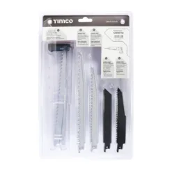 Alternative view of Reciprocating Saw Blade Mixed Set Wood & Metal Cutting High Carbon Steel & Bi-Metal - Mixed