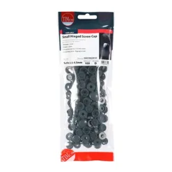 Alternative view of Hinged Screw Caps Small Dark Grey - To fit 3.0 to 4.5 Screw