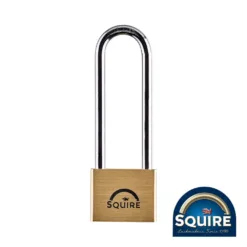 Premium Brass Lion Padlock - 4" Long Shackle - 40mm