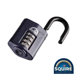 Combination Padlock - Steel Open Shackle - 50mm
