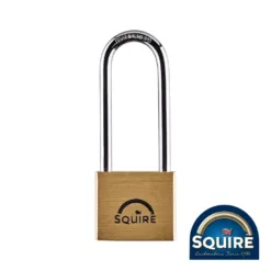 Alternative view of Premium Brass Lion Padlock - 2.5" Stainless Steel Shackle - 40mm