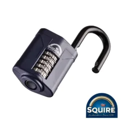 Combination Padlock - Steel Open Shackle - 60mm