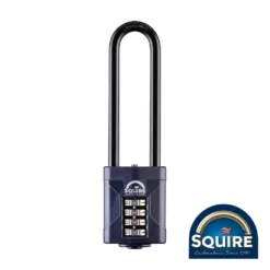 Combination Padlock - Steel 4" Long Shackle - 50mm