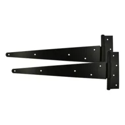 Strong Tee Hinges Black - 24"