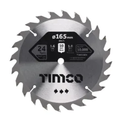 Handheld Cordless Circular Saw Blade - 165 x 10 x 24T