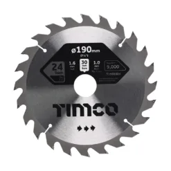 Handheld Cordless Circular Saw Blade - 190 x 30 x 24T