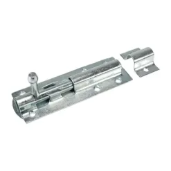 Straight Tower Bolt Silver - 3"