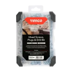 Alternative view of Screws, Plug & Drill Bit Silver Mixed Tray - 251pcs