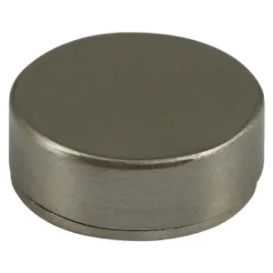 Threaded Screw Caps Solid Brass Satin Nickel - 12mm