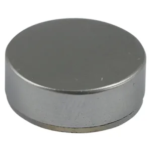 Threaded Screw Caps Solid Brass Satin Chrome - 16mm