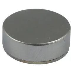 Threaded Screw Caps Solid Brass Satin Chrome - 18mm