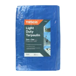 Light Duty Tarpaulin Blue - 2 x 3m