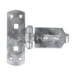 Heavy Duty Vertical Pattern Hasp & Staple Bolt On Hot Dipped Galvanised - 6"