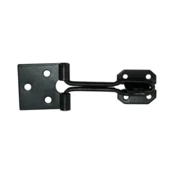 Hasp & Staple Wire Pattern Black - 6"