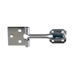 Hasp & Staple Wire Pattern Silver - 6"