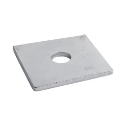 Square Plate Washers Silver - M12 x 50 x 50 x 3
