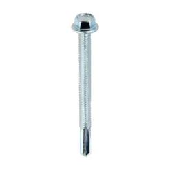 Self-Drilling Heavy Section Silver Screws - 5.5 x 65