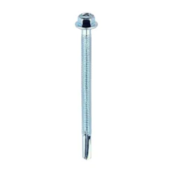 Self-Drilling Heavy Section Silver Screws - 5.5 x 80