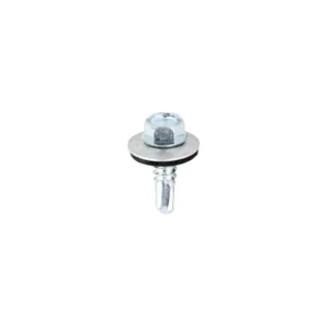 Self-Drilling Light Section Silver Screws with EPDM Washer - 5.5 x 19