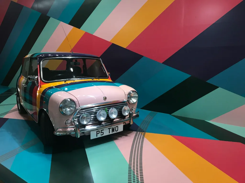 painted vehicle